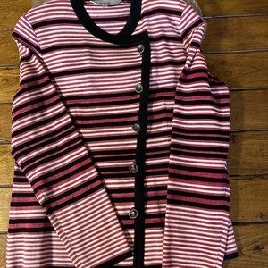 Misook knit jacket long sleeve